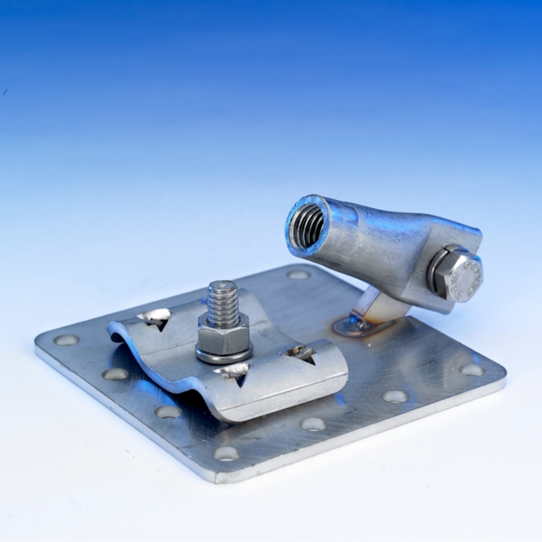 Universal Swivel Air Terminal Base - Stainless Steel